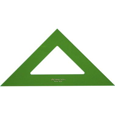 Escuadra Faber-Castell Gama Verde Plástico 32 cm.