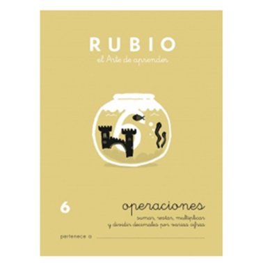 Cuaderno Rubio Problemas 6 A5
