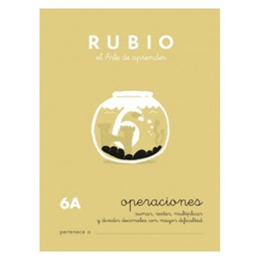 Cuaderno Rubio Problemas 6-A A5