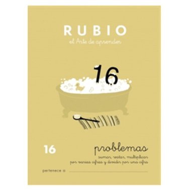Cuaderno Rubio Problemas 16 A5