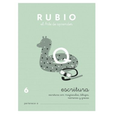 Cuaderno Rubio Escritura 6 A5