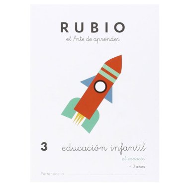 Cuaderno Rubio Educación Infantil 3 A5