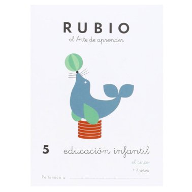 Cuaderno Rubio Educación Infantil 5 A5