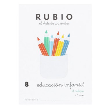 Cuaderno Rubio Educación Infantil 8 A5