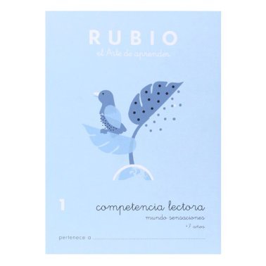 Cuaderno Rubio Competencia Lectora 1 Mundo Sensaciones A4