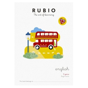 Cuaderno Rubio Inglés Begginers 6 A4
