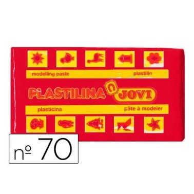 Plastilina Jovi 50g. Rojo