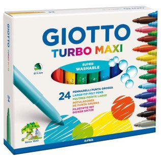 Rotuladores Giotto Turbo Maxi 24 Colores