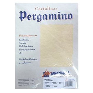 Papel Pergamino A4 Parchment 150g 25 Hojas Ocre