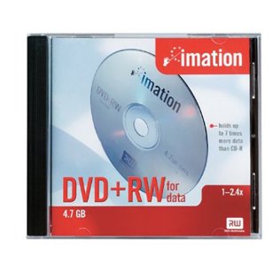DVD+RW Imation Jewel case