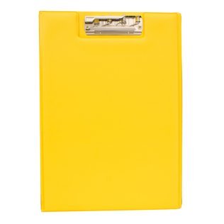 Carpeta miniclip PVC amarillo