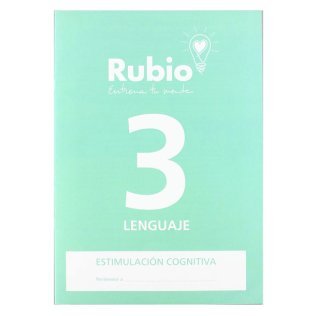 Cuaderno Rubio Estimulación Creativa Lenguaje 3 A4
