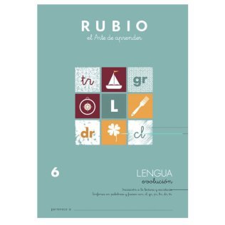 Cuaderno Rubio Lengua Evolución 6
