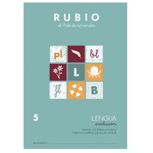 Cuaderno Rubio Lengua Evolución 5