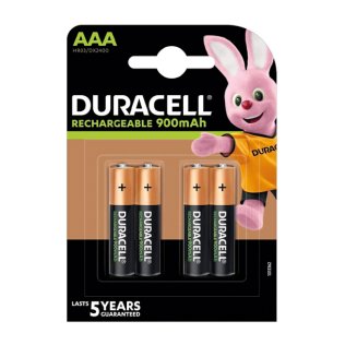 Pilas Duracell Recargable AAA /4 ud.