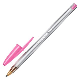 Bolígrafo Tinta Aceite Bic Cristal Fun Rosa