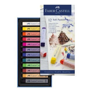 Pasteles Blandos Faber-Castell Creative Studio 12 Colores