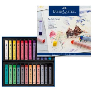 Pasteles Blandos Faber-Castell Creative Studio 24 Colores