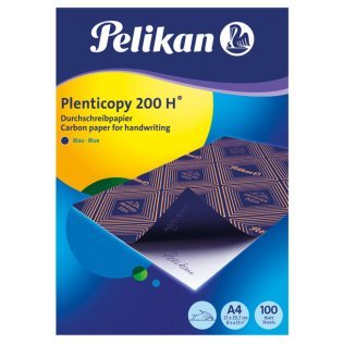 Papel Carbón Pelikan A4 100 Hojas Plenticopy Azul