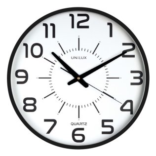 Reloj Pared Unilux MaxiPop Negro