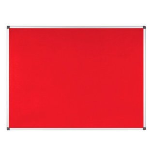 Tablero de Fieltro Bi-Office Rojo 90x60cm