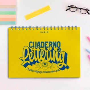 Cuaderno Rubio de Lettering Caligrafía creativa paso a paso