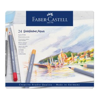 Lápices de colores Faber Castell Goldfaber Aqua Surtido 24 ud