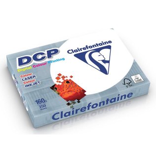 Papel A3 DCP Clairefontaine 160g 250 Hojas Blanco