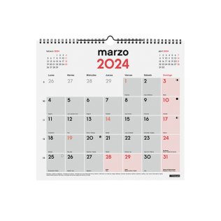 Calendario Finocam 2024 de Pared L Neutro Espiral