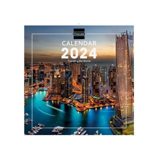 Calendario Finocam 2024 de Pared Wall Calendar Traveling