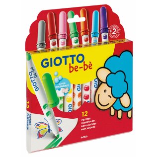 Rotulador Giotto Be-bé 12 Colores