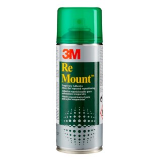 Pegamento en Spray 3m ReMount Removible 400ml