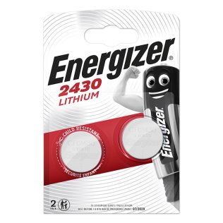Pilas Energizer Botón CR2430-3V /2 ud
