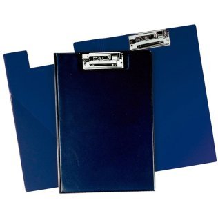 Carpeta Folio con Miniclip Pvc Azul Azul