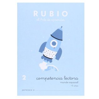 Cuaderno Rubio Competencia Lectora 2 Mundo Espacial A4