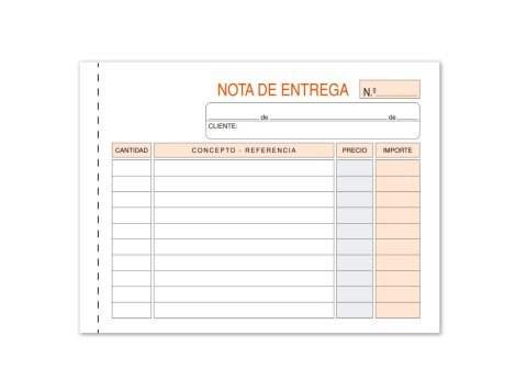 Talonario Entregas Plus Office 153 x 109 mm Triplicado 50 Juegos