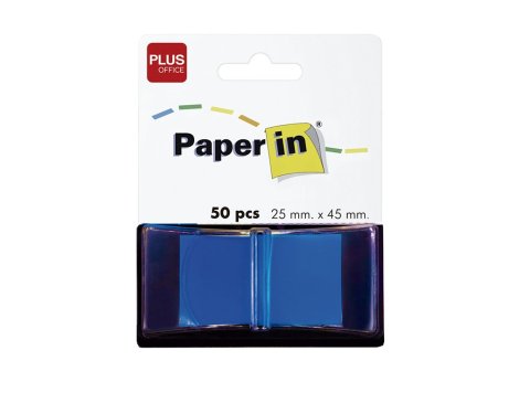 Banderitas Paper In Index Plus Office Azul 50 ud.