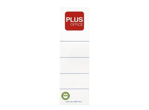 Etiquetas Lomeras Plus Office Archivadores A4 161 x 48 mm