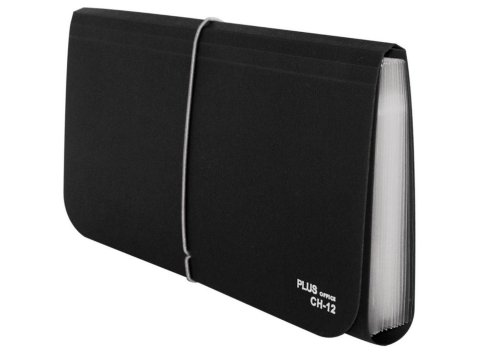 Carpeta Clasificadora Recibos Plus Office Negro