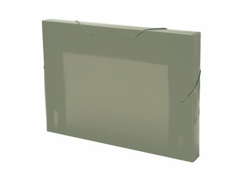 Carpeta Proyectos Plus Office A4+ Plástico Gomas Lomo 3cm Gris Manhattan