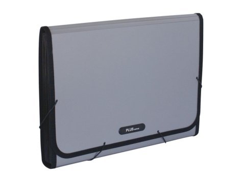 Carpeta Clasificadora Premium Plus Office A4 Gris Metálico
