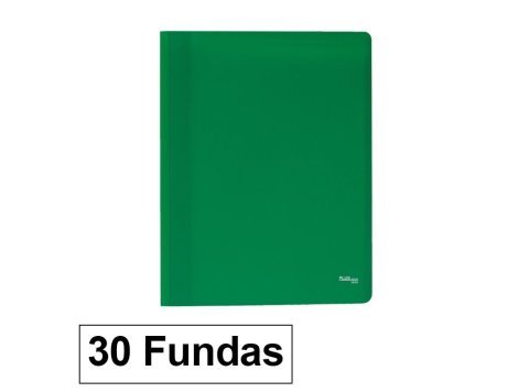 Carpeta Flexible Plus Office A4 Plástico Verde 30 Fundas