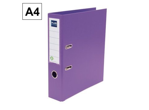 Archivador Plus Office A4 Lomo 75 mm Violeta
