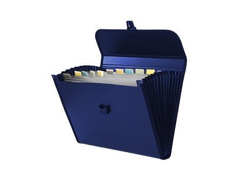 Carpeta Clasificadora Plus Office Broche A4 Azul Opaco
