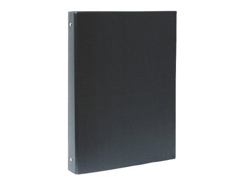 Carpeta Plus Office Folio Cartón Forrado 4 Anillas 25 mm Negro