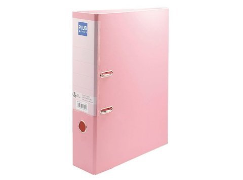 Archivador Plus Office Folio Lomo 80 mm Rosa Pastel