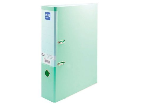 Archivador Plus Office Folio Lomo 80 mm Verde Pastel