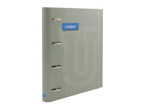 Carpeta Ringbook Soft Campus University 4 Anillas + Recambio Verde Manhattan