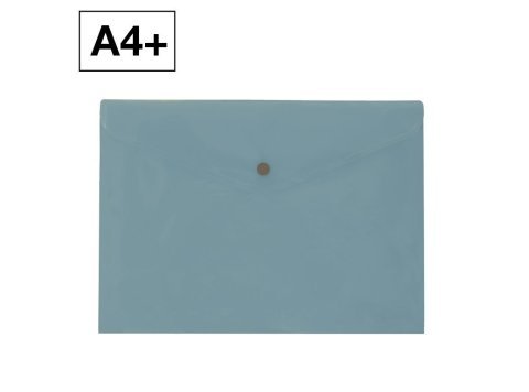 Sobre 2020 Plus Office A4+ Plástico Apaisado Broche Azul Grisaceo