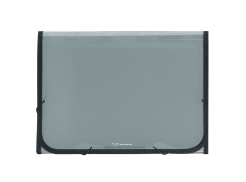 Carpeta Clasificadora Plus Office A4 Gris Manhattan Traslúcida